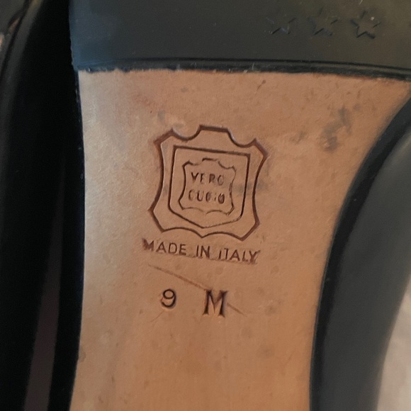Italian Black Women's Pumps 9M - Picture 7 of 13